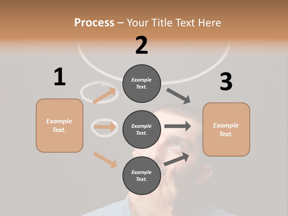 Speech Bubble Chalk White PowerPoint Template