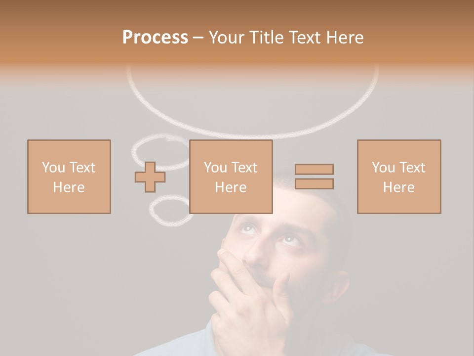 Speech Bubble Chalk White PowerPoint Template