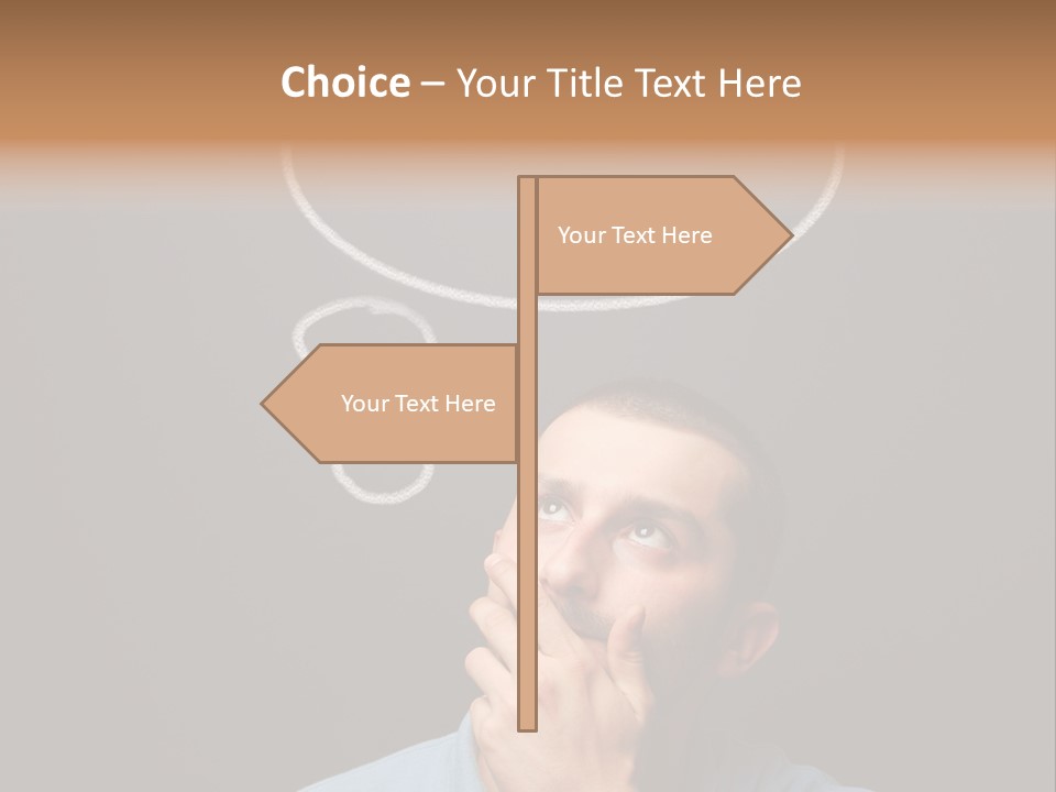 Speech Bubble Chalk White PowerPoint Template