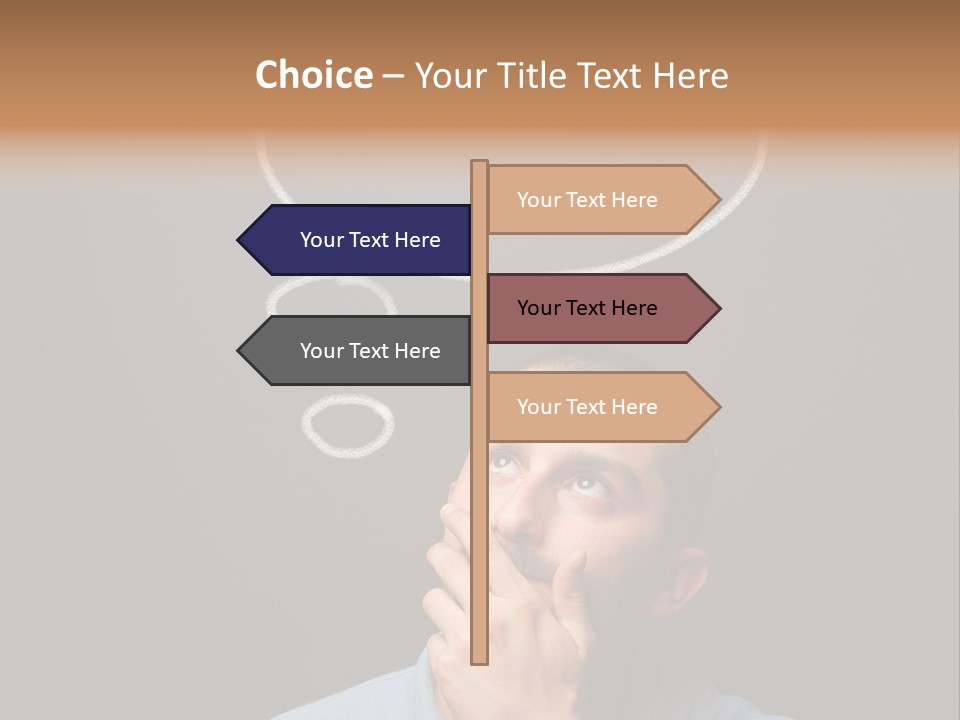 Speech Bubble Chalk White PowerPoint Template