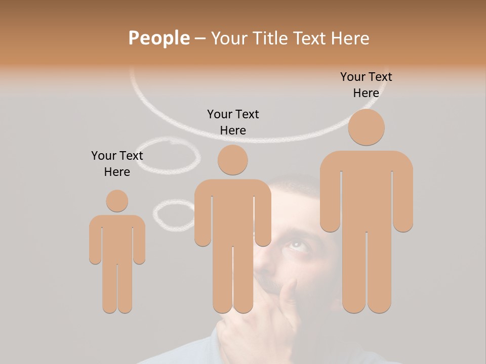 Speech Bubble Chalk White PowerPoint Template