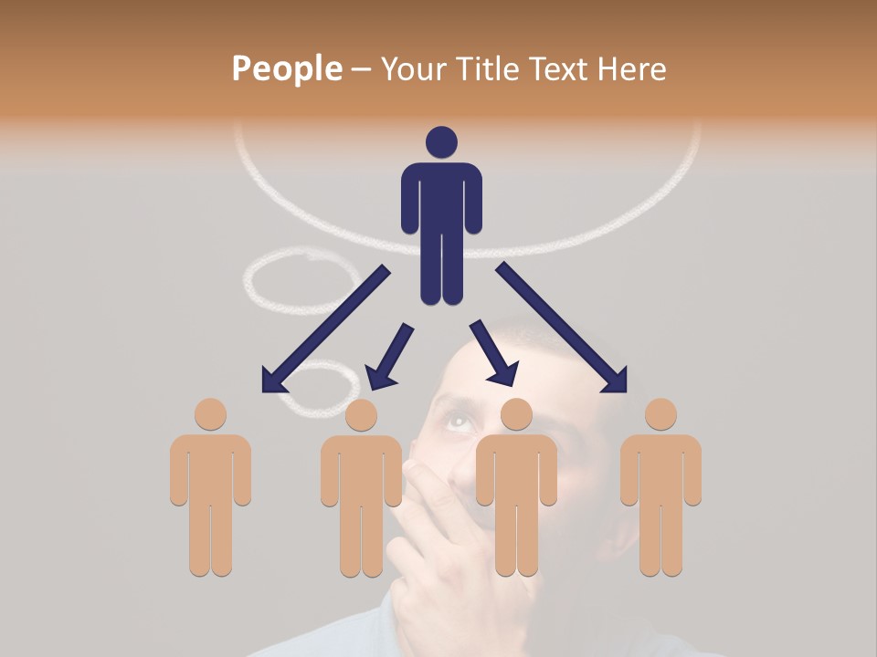 Speech Bubble Chalk White PowerPoint Template