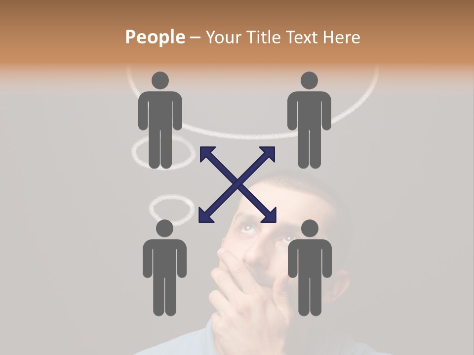 Speech Bubble Chalk White PowerPoint Template