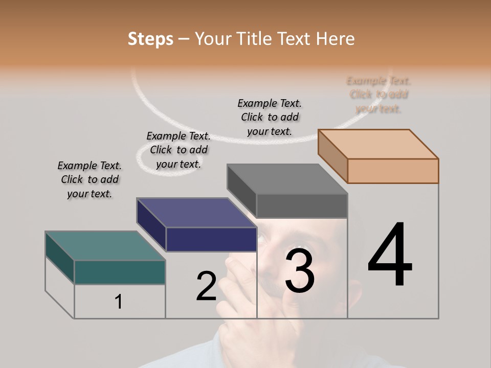 Speech Bubble Chalk White PowerPoint Template