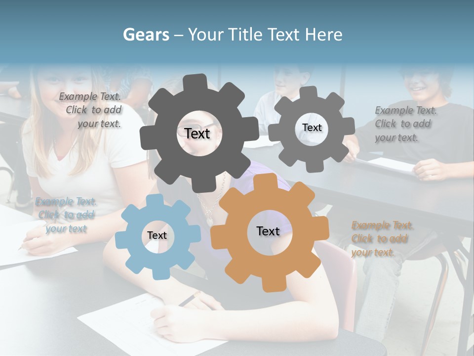 Male People Teenager PowerPoint Template