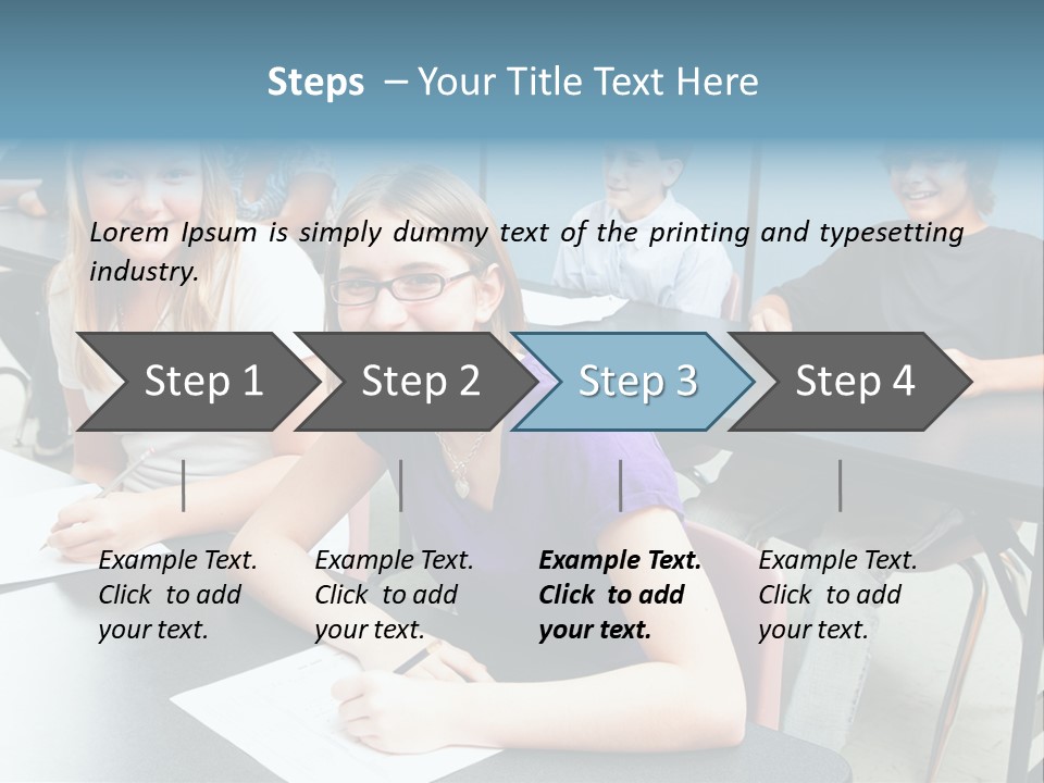 Male People Teenager PowerPoint Template