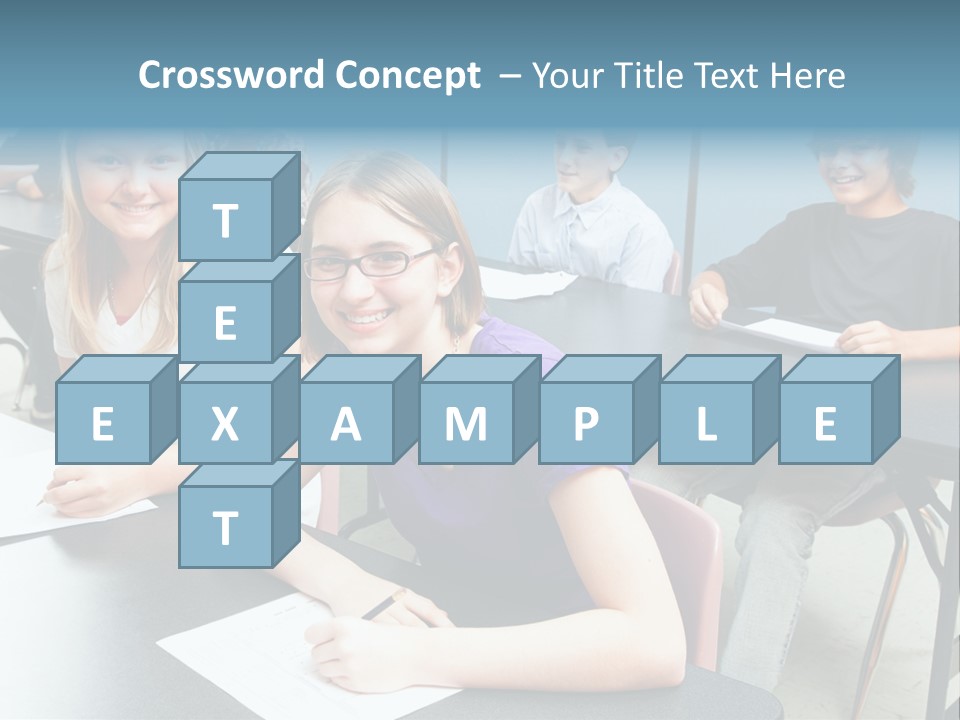 Male People Teenager PowerPoint Template