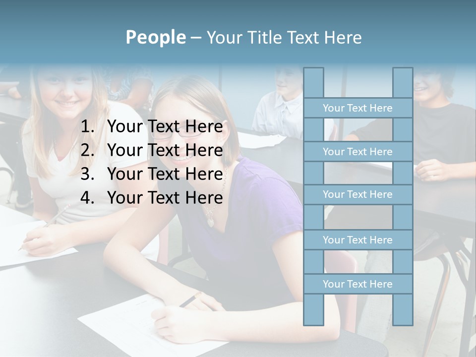 Male People Teenager PowerPoint Template