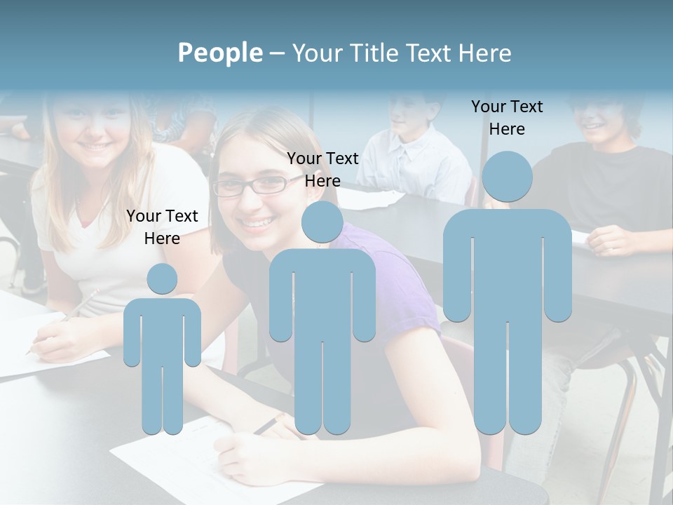 Male People Teenager PowerPoint Template