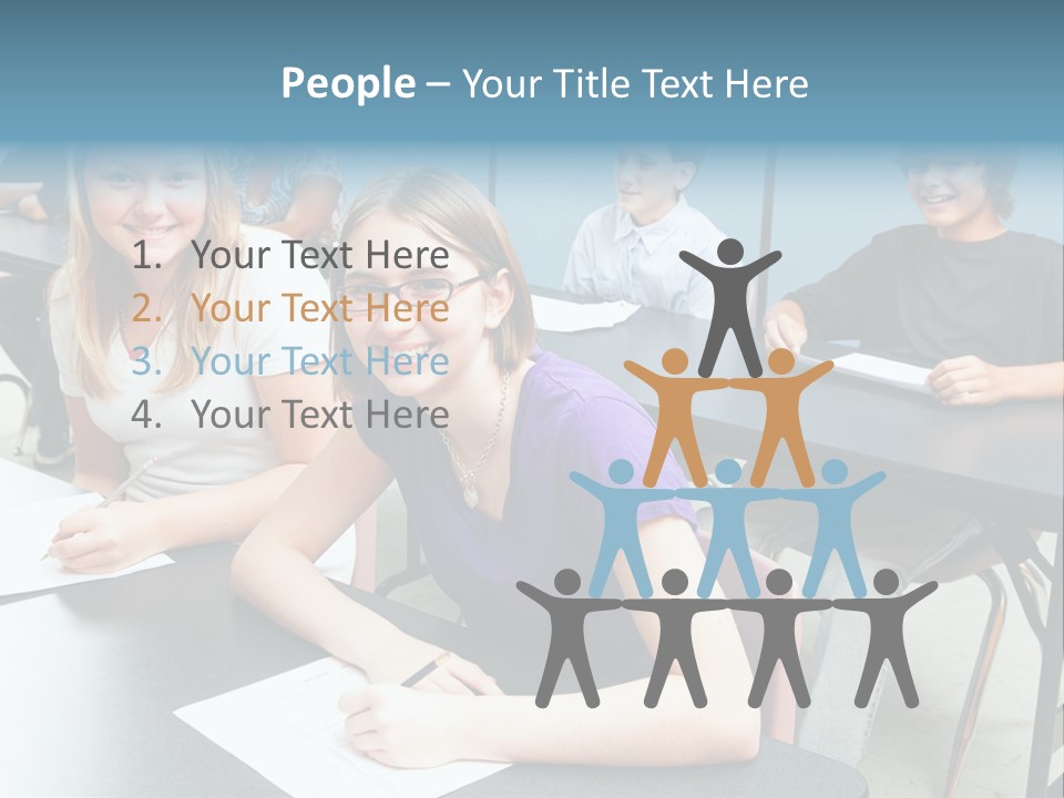 Male People Teenager PowerPoint Template