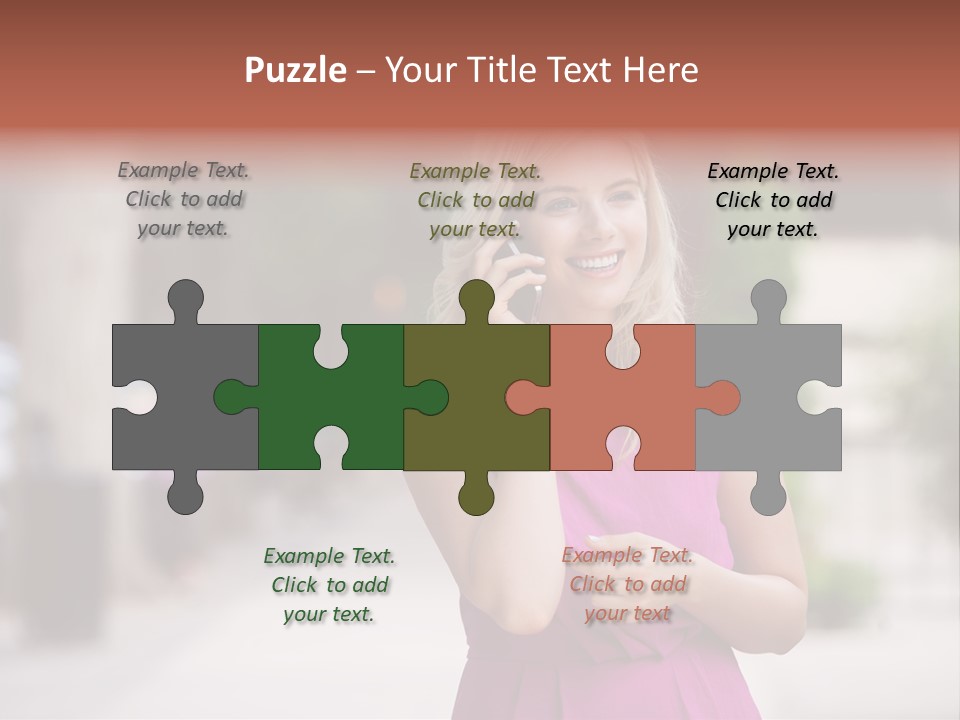 Dress Communicate Outdoor PowerPoint Template