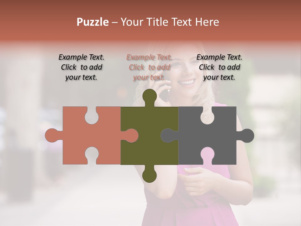 Dress Communicate Outdoor PowerPoint Template