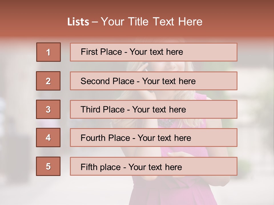 Dress Communicate Outdoor PowerPoint Template