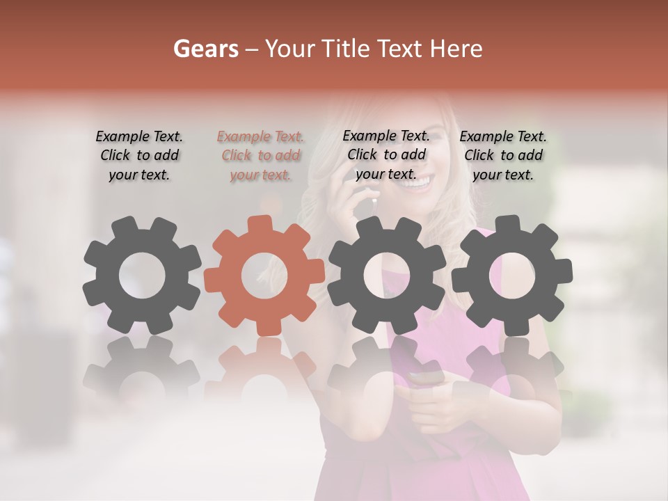 Dress Communicate Outdoor PowerPoint Template