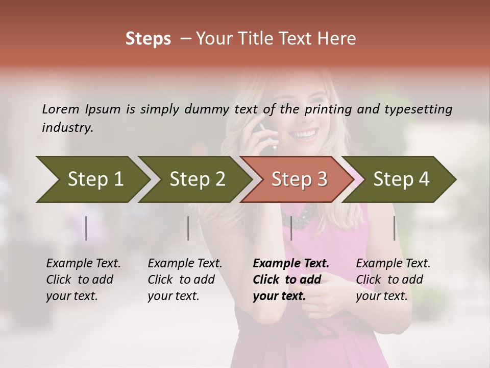 Dress Communicate Outdoor PowerPoint Template