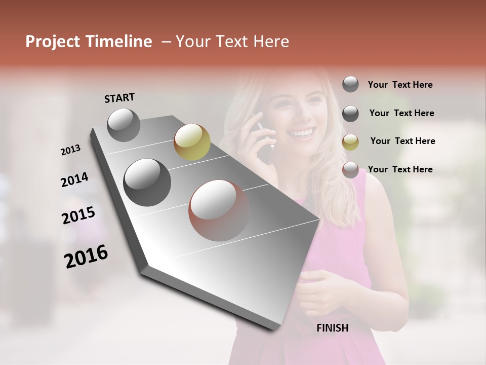 Dress Communicate Outdoor PowerPoint Template