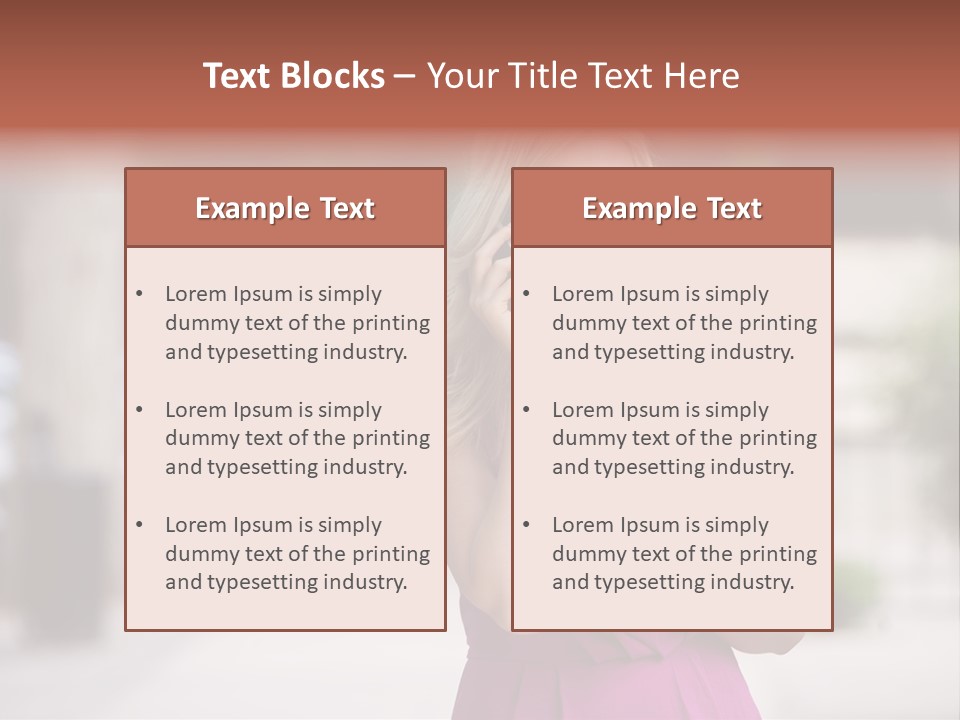 Dress Communicate Outdoor PowerPoint Template