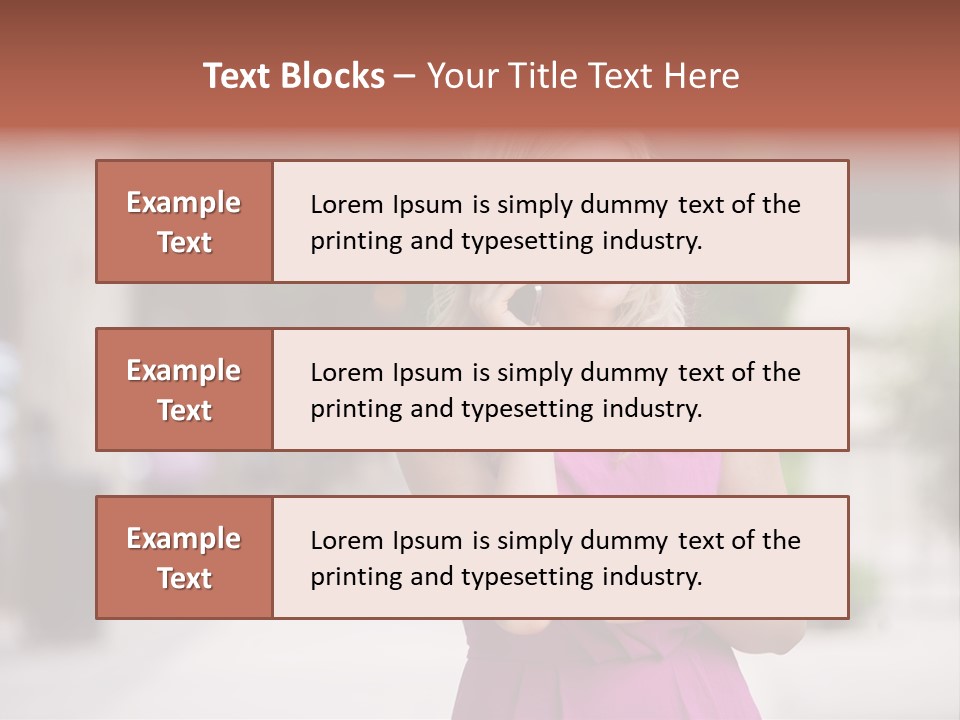 Dress Communicate Outdoor PowerPoint Template
