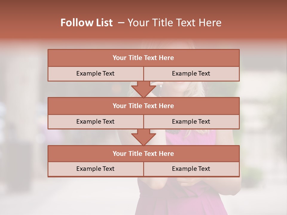 Dress Communicate Outdoor PowerPoint Template