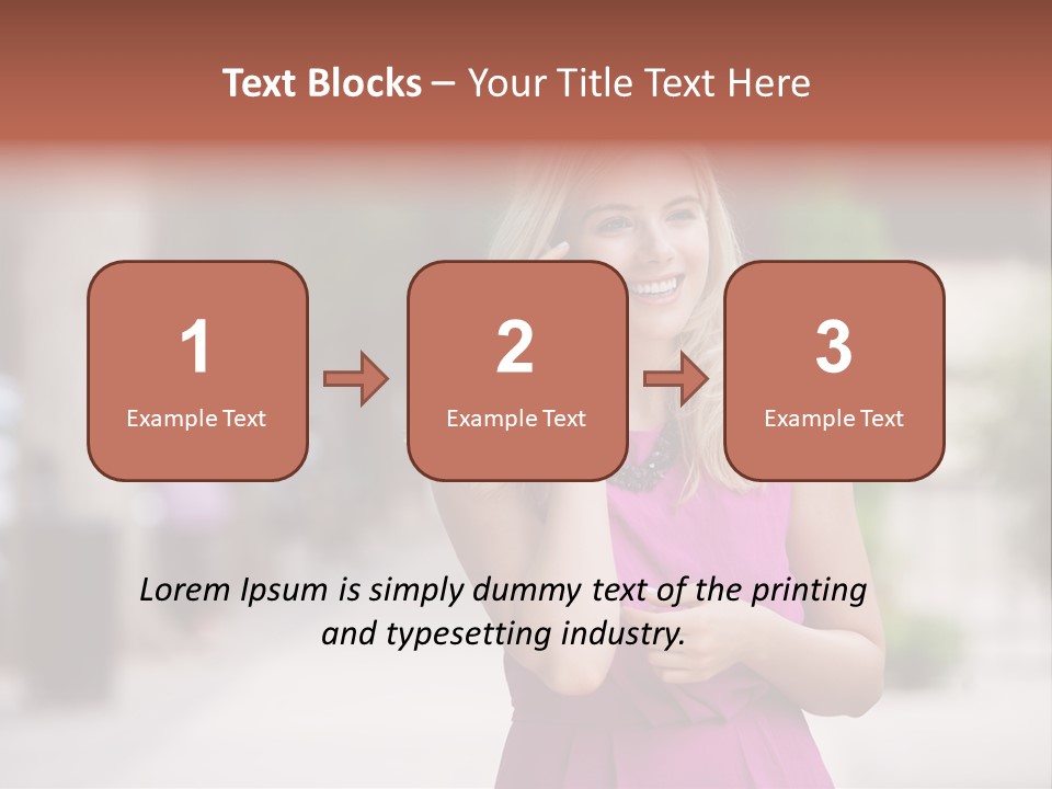 Dress Communicate Outdoor PowerPoint Template