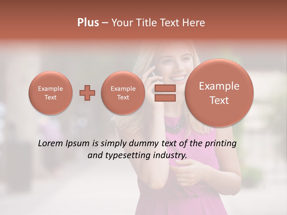 Dress Communicate Outdoor PowerPoint Template