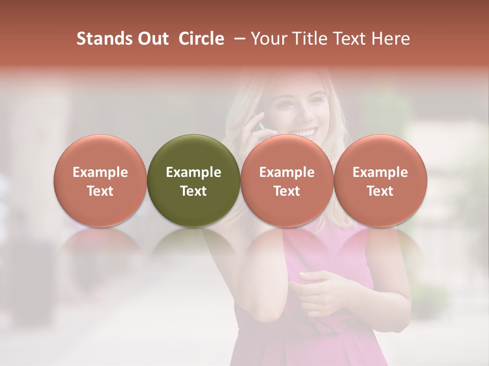 Dress Communicate Outdoor PowerPoint Template