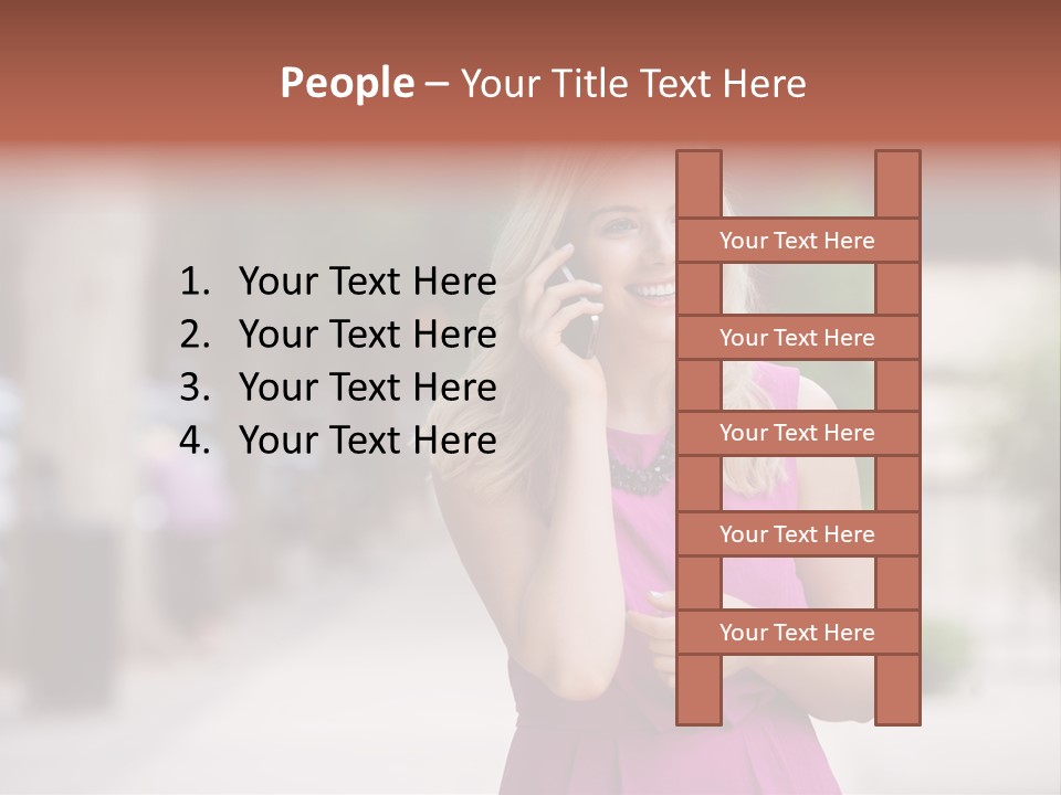 Dress Communicate Outdoor PowerPoint Template