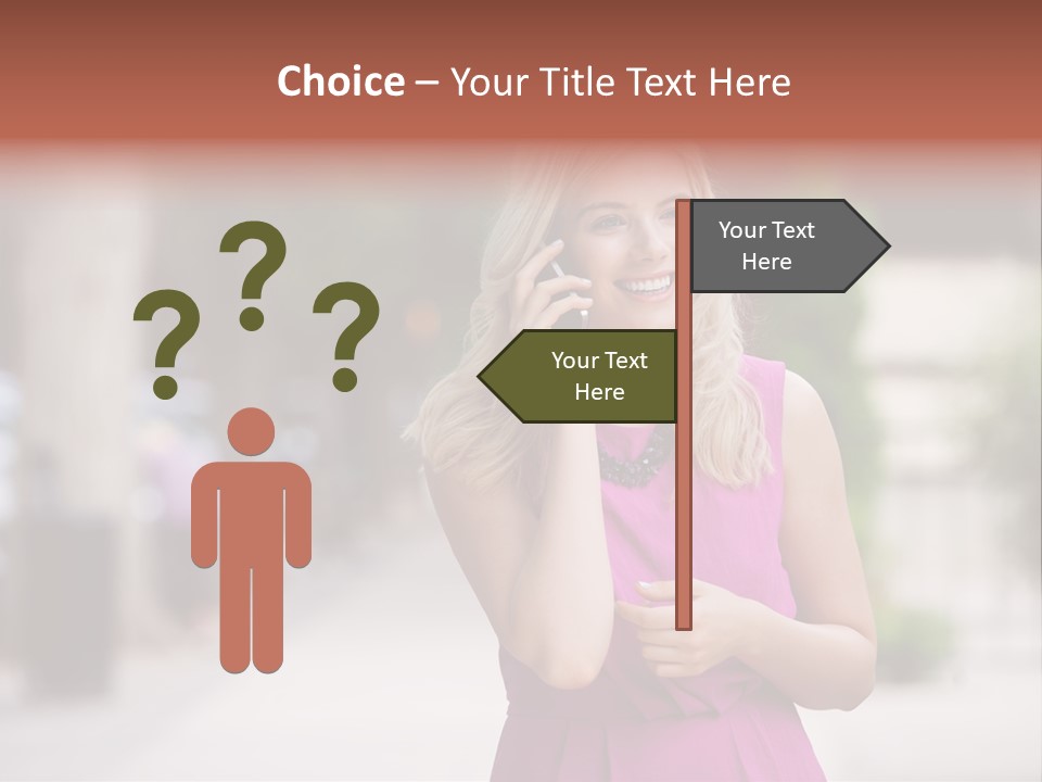 Dress Communicate Outdoor PowerPoint Template