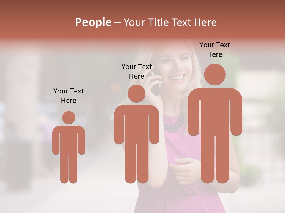 Dress Communicate Outdoor PowerPoint Template