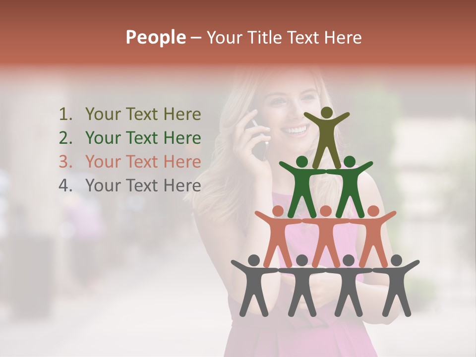 Dress Communicate Outdoor PowerPoint Template