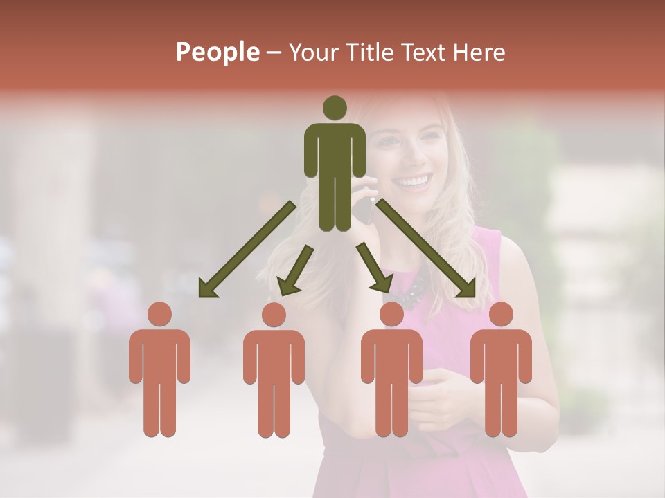 Dress Communicate Outdoor PowerPoint Template