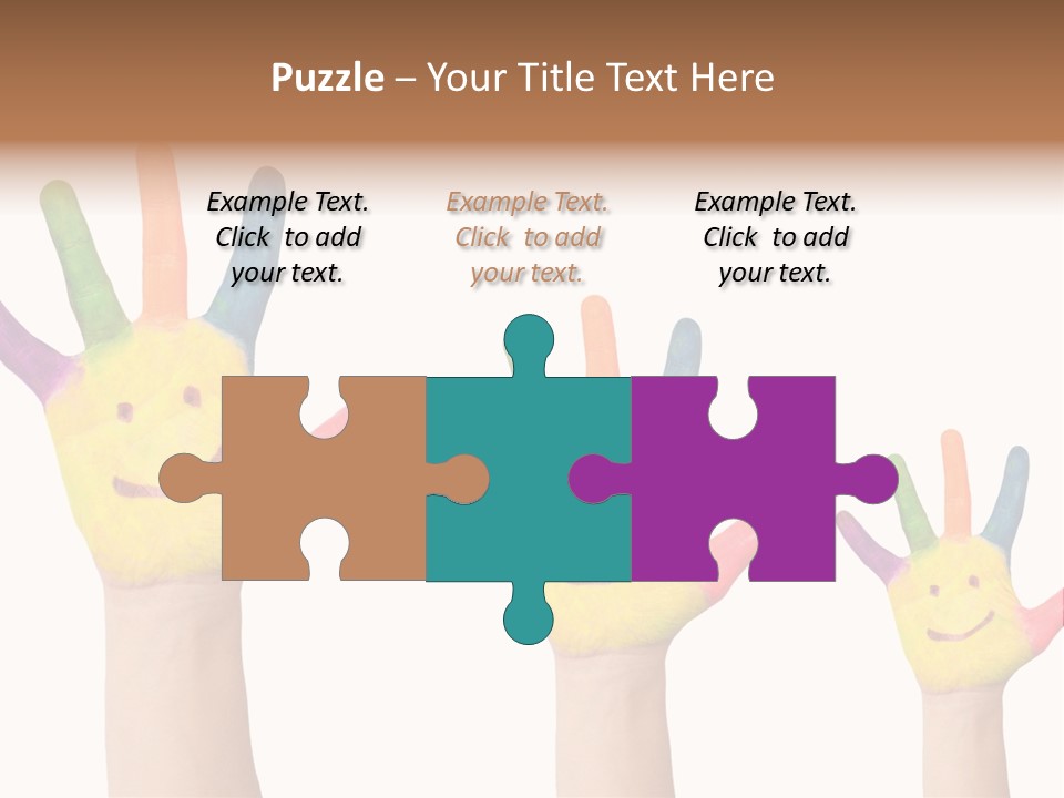 Smiley Face Joy Shopping PowerPoint Template