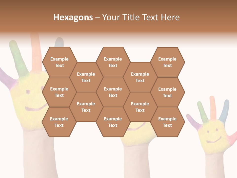 Smiley Face Joy Shopping PowerPoint Template