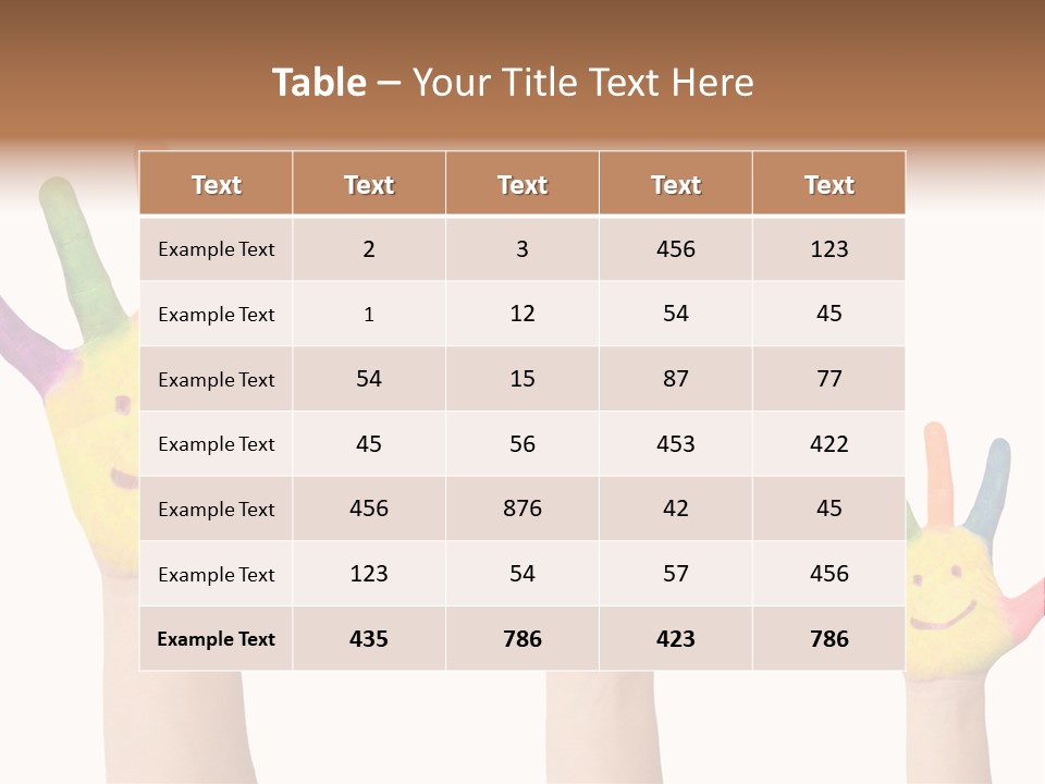 Smiley Face Joy Shopping PowerPoint Template