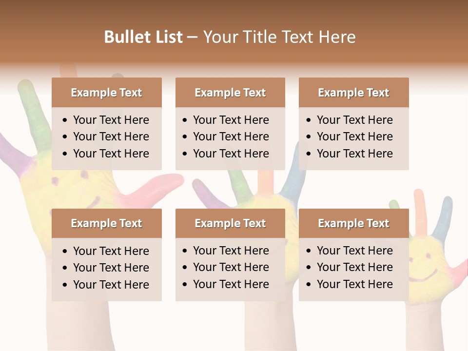 Smiley Face Joy Shopping PowerPoint Template