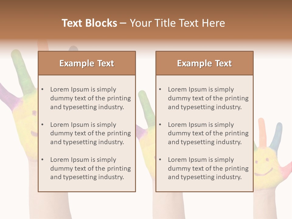Smiley Face Joy Shopping PowerPoint Template