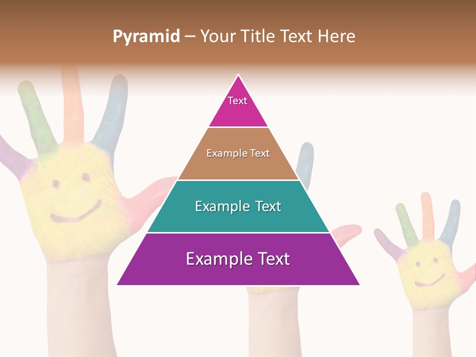 Smiley Face Joy Shopping PowerPoint Template