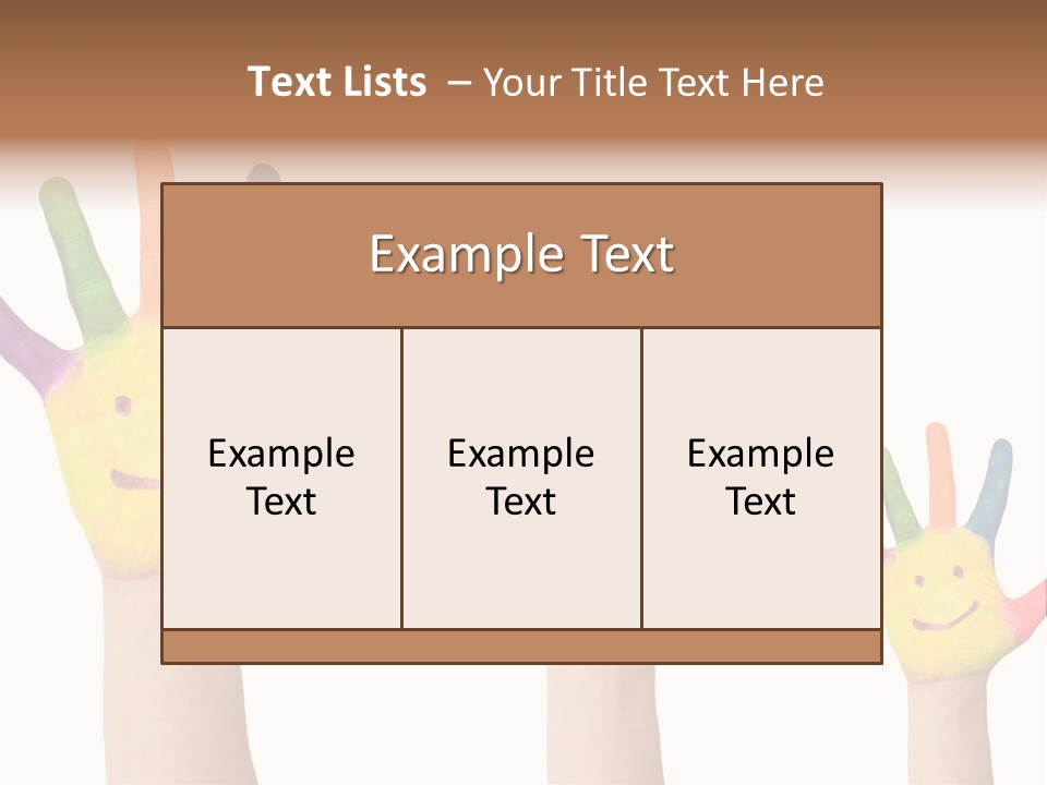 Smiley Face Joy Shopping PowerPoint Template