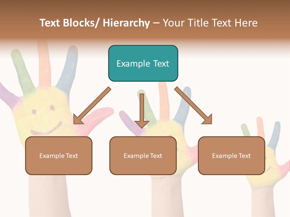 Smiley Face Joy Shopping PowerPoint Template
