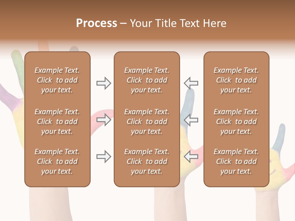 Smiley Face Joy Shopping PowerPoint Template
