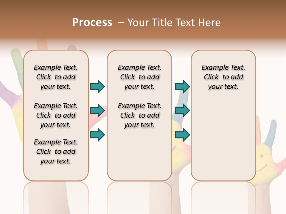 Smiley Face Joy Shopping PowerPoint Template