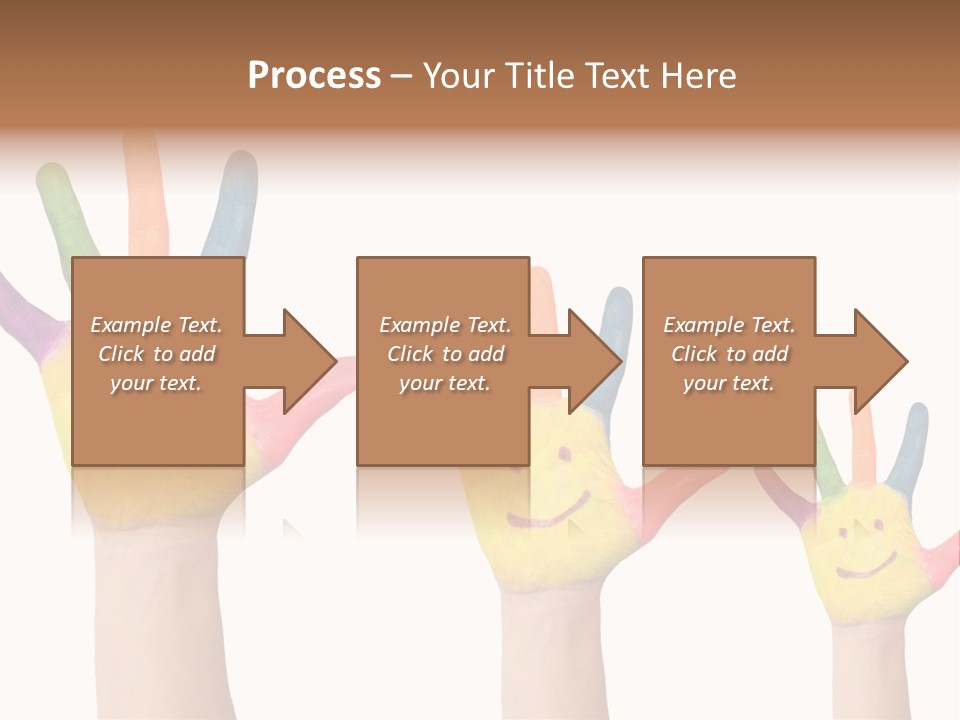 Smiley Face Joy Shopping PowerPoint Template