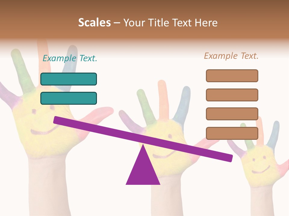 Smiley Face Joy Shopping PowerPoint Template