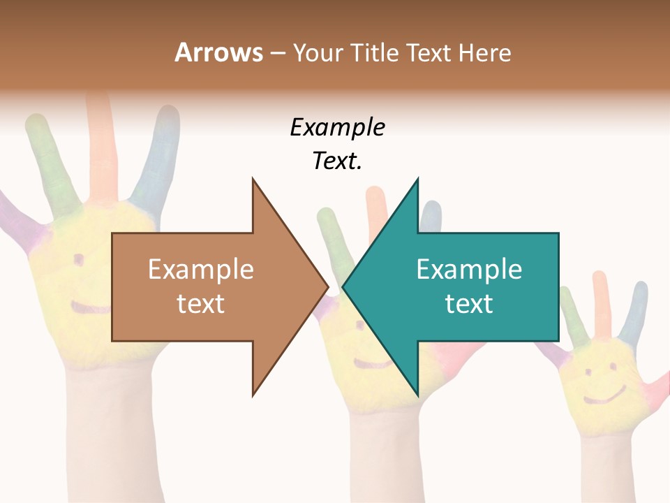 Smiley Face Joy Shopping PowerPoint Template