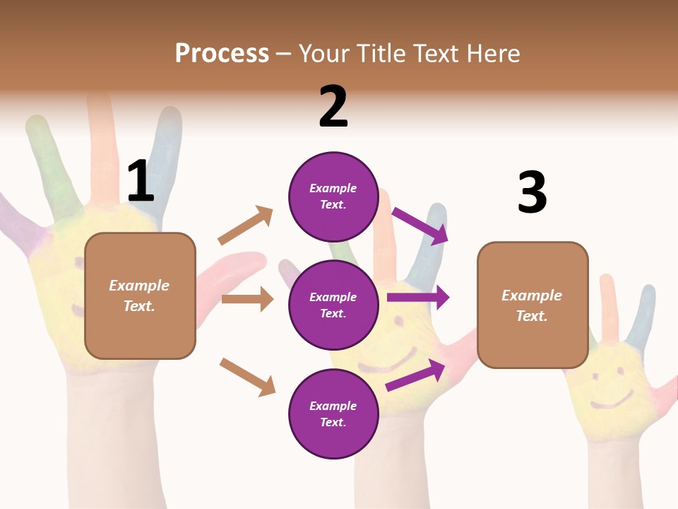 Smiley Face Joy Shopping PowerPoint Template