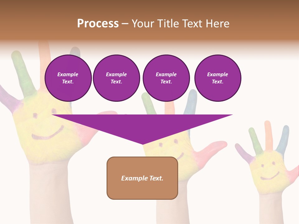 Smiley Face Joy Shopping PowerPoint Template