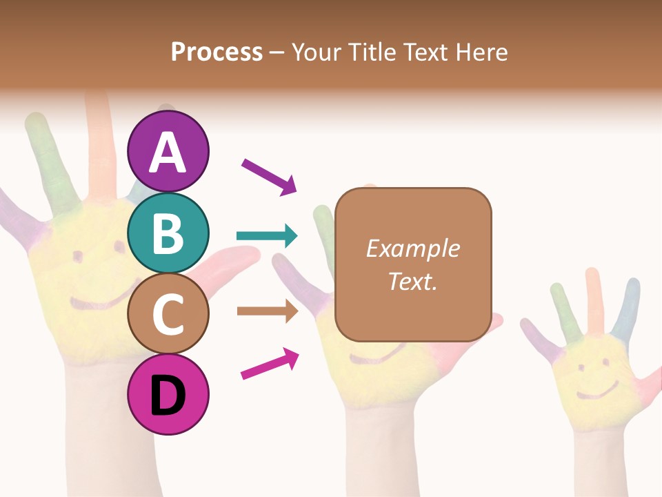 Smiley Face Joy Shopping PowerPoint Template