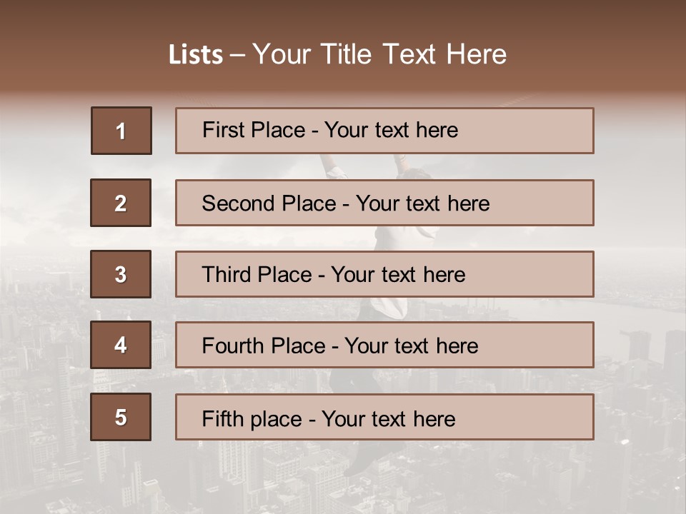 Professional Challenge Concentration PowerPoint Template