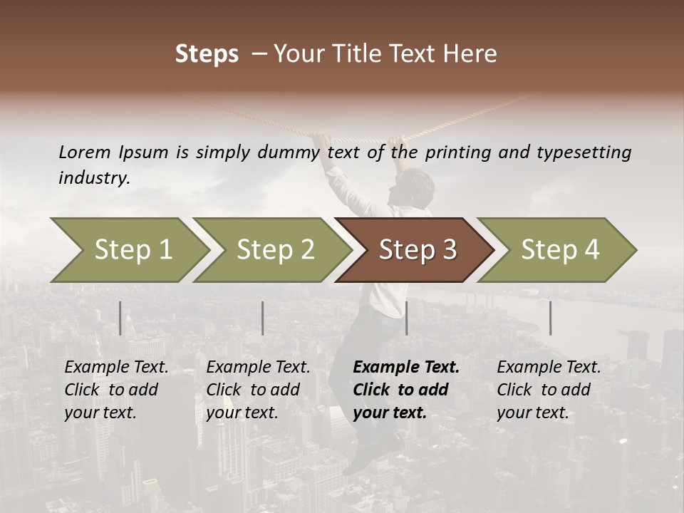 Professional Challenge Concentration PowerPoint Template