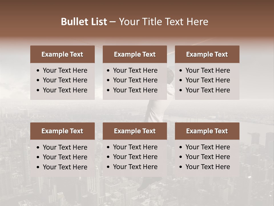 Professional Challenge Concentration PowerPoint Template